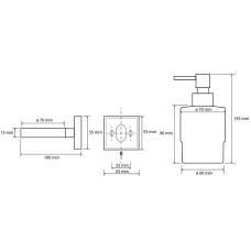 Дозатор для жидкого мыла Bemeta Beta 132109102 Хром