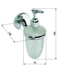 Дозатор для жидкого мыла Bemeta Alfa 102408022 Хром