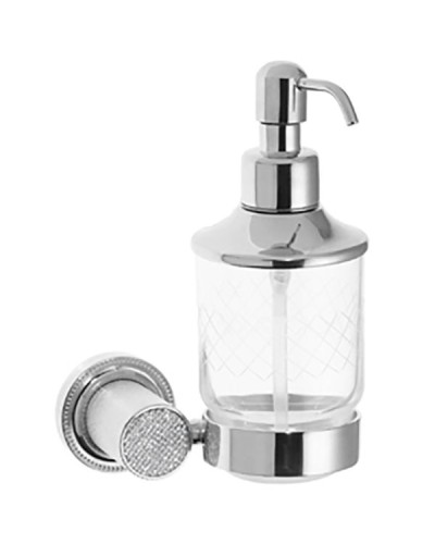 Дозатор для жидкого мыла Boheme Royal Cristal 10932-CR Хром