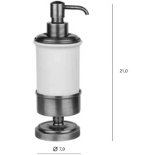 Дозатор жидкого мыла хром Tiffany World Bristol TWBR180cr