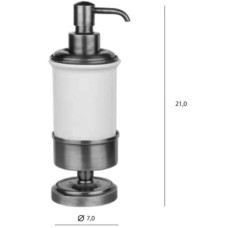 Дозатор жидкого мыла хром Tiffany World Bristol TWBR180cr