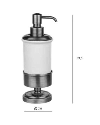 Дозатор жидкого мыла хром Tiffany World Bristol TWBR180cr