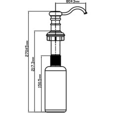 Дозатор эверест Omoikiri OM-01 EV
