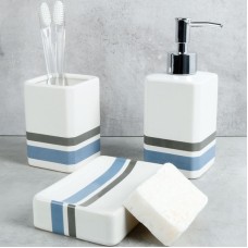 Дозатор жидкого мыла Fixsen Dony FX-232-1 Белый Синий Серый