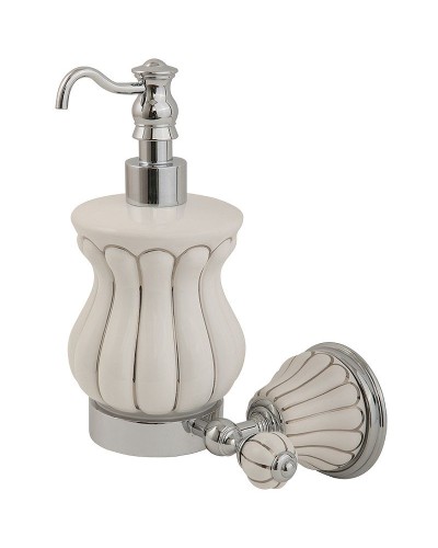 Дозатор для жидкого мыла Migliore Olivia 17546 Хром Белый