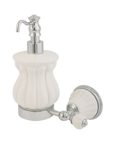 Дозатор для жидкого мыла Migliore Olivia 17484 Хром Белый