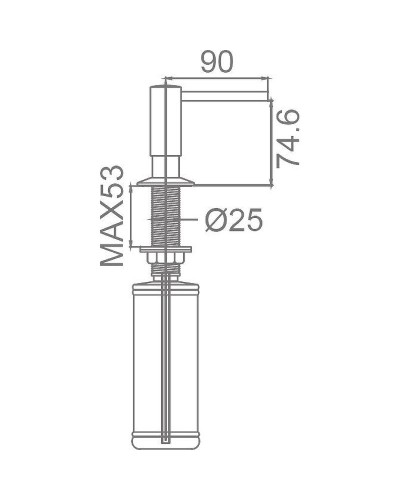 Дозатор для жидкого мыла Milacio Castellon MC.931.CR Хром