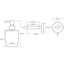 Дозатор для жидкого мыла Bemeta Retro bronze 144109107 Бронза