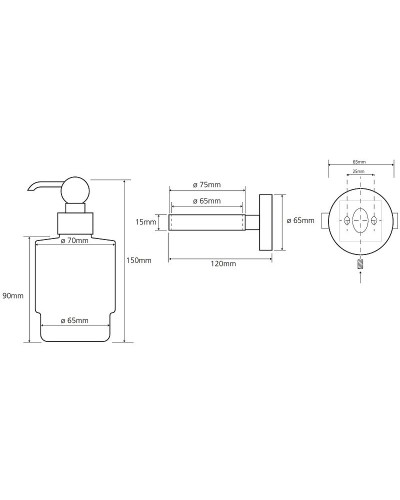 Дозатор для жидкого мыла Bemeta Retro bronze 144109107 Бронза