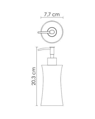Дозатор 300 мл WasserKRAFT Salm K-7699