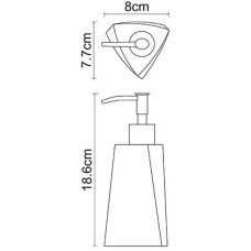 Дозатор 200 мл WasserKRAFT Ohre K-37799
