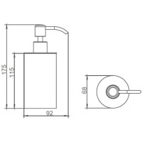 Дозатор Aquanet 8189