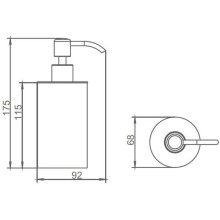 Дозатор Aquanet 8189
