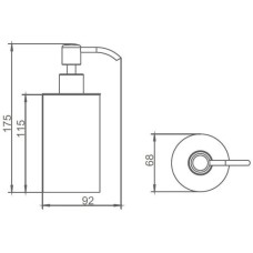 Дозатор Aquanet 8189