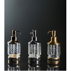 Дозатор для жидкого мыла Boheme Royal Cristal 10929-G-B Золото