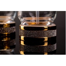 Дозатор для жидкого мыла Boheme Royal Cristal 10929-G-B Золото