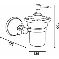 Дозатор для жидкого мыла TW Harmony TWHA108bi/cr Хром