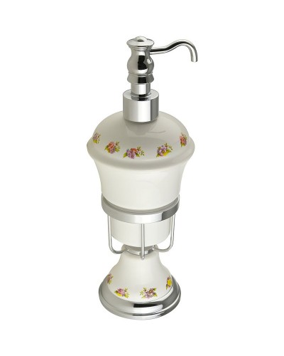 Дозатор для жидкого мыла Migliore Provance 17654 Хром Белый