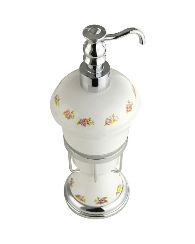 Дозатор для жидкого мыла Migliore Provance 17654 Хром Белый