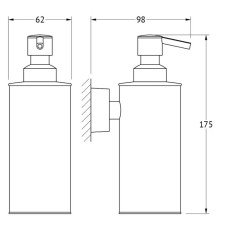 Дозатор 260 мл FBS Nostalgy NOS 011