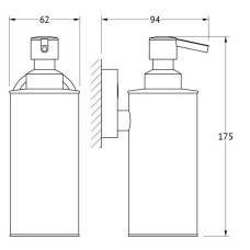 Дозатор 260 мл FBS Luxia LUX 011