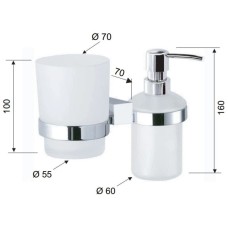 Стакан с дозатором Remer SQ SQ18CR