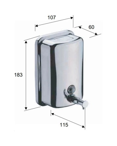 Дозатор Remer Bagno RB600CR