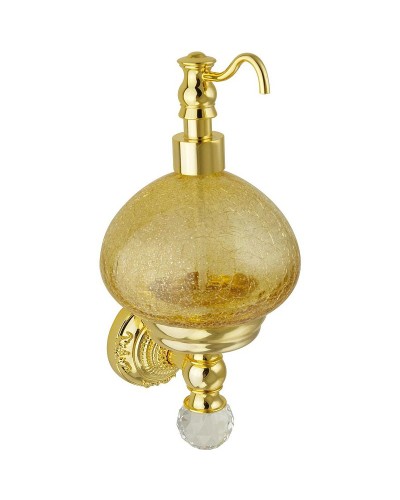 Дозатор для жидкого мыла Migliore Cristalia 16830 Золото с кристаллом Swarovski