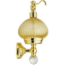 Дозатор для жидкого мыла Migliore Cristalia 16830 Золото с кристаллом Swarovski
