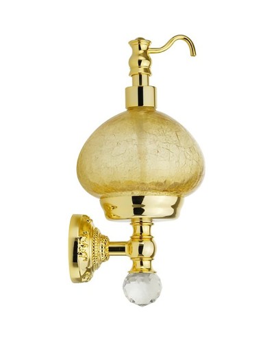 Дозатор для жидкого мыла Migliore Cristalia 16830 Золото с кристаллом Swarovski