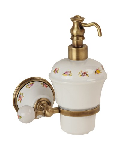 Дозатор для жидкого мыла Migliore Provance 17620 Бронза Белый