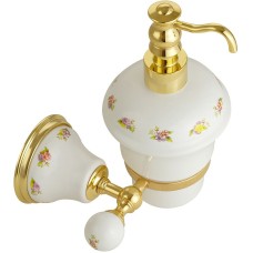 Дозатор для жидкого мыла Migliore Provance 17690 Золото Белый