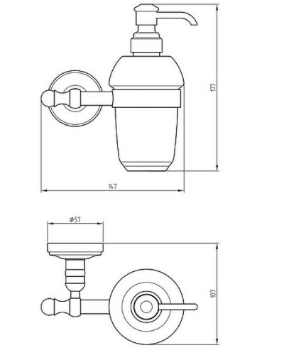 Дозатор для жидкого мыла Migliore Mirella 17356 Медь