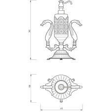 Дозатор для жидкого мыла Migliore Luxor 26220 Золото