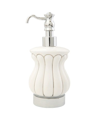 Дозатор для жидкого мыла Migliore Olivia 17545 Белый Хром