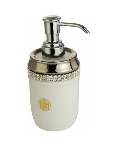 Дозатор для жидкого мыла Migliore Dubai 28455 Белый Хром