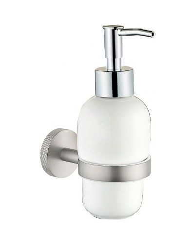 Дозатор для жидкого мыла Allen Brau Priority 6.31006-BN Белый Никель брашированный