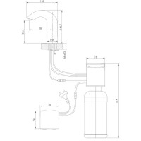 Дозатор для жидкого мыла Lemark Project LM4642CE Хром