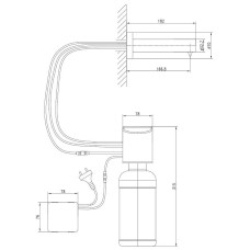 Дозатор для жидкого мыла Lemark Project LM4641CE Хром