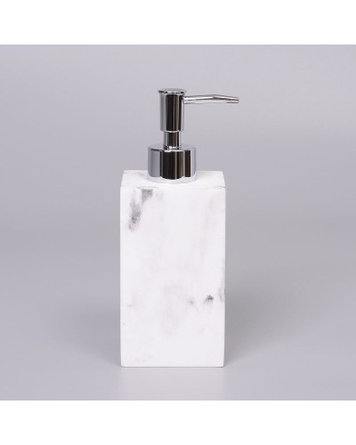 Дозатор для жидкого мыла WasserKRAFT Kammel K-9199 Белый мрамор Хром