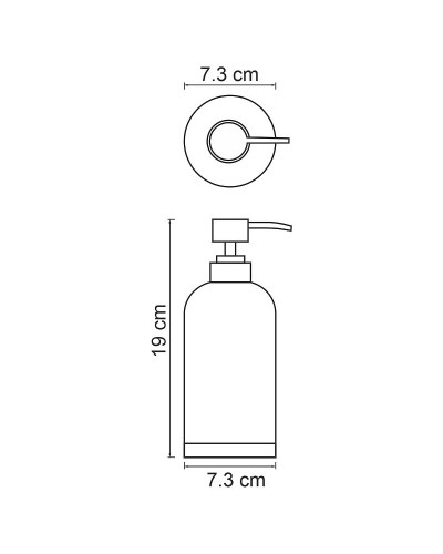 Дозатор для жидкого мыла WasserKRAFT Mindel K-8899 Белый