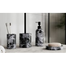 Дозатор для жидкого мыла WasserKRAFT Neime K-1999 Черный Белый