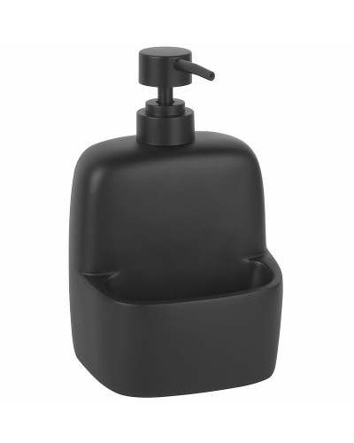 Дозатор для жидкого мыла WasserKRAFT K-8499BLACK с емкостью для губки Черный матовый