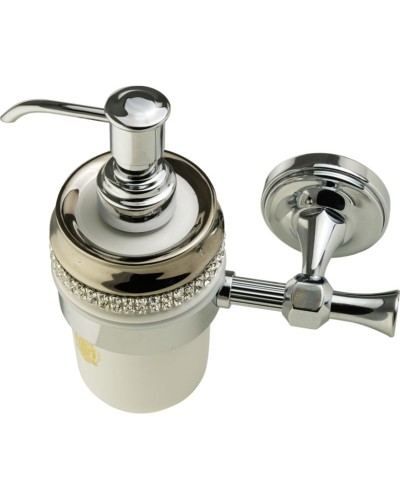 Дозатор для жидкого мыла Migliore Dubai 31125 Белый Хром