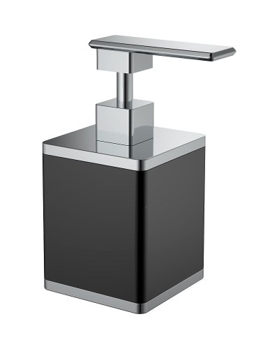 Дозатор для жидкого мыла Boheme 10969-B-CR Черный Хром