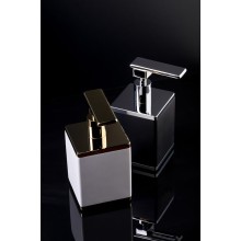 Дозатор для жидкого мыла Boheme 10969-B-G Черный Золото