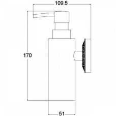 Дозатор для жидкого мыла Bronze de Luxe Royal R25027 Бронза