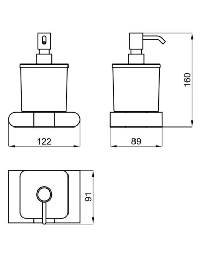 Дозатор Noken Forma N643000005
