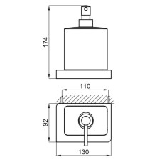 Дозатор Noken Lounge N618434311