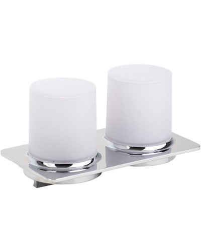 Дозатор для жидкого мыла Bemeta Organic 157109271 двойной Хром Белый